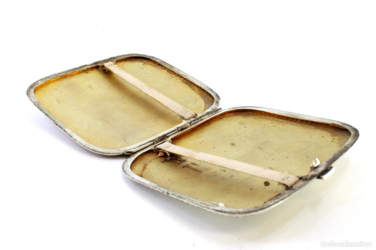 Antig&uuml;edades: Caja de cigarrillos, en plata - Foto 4