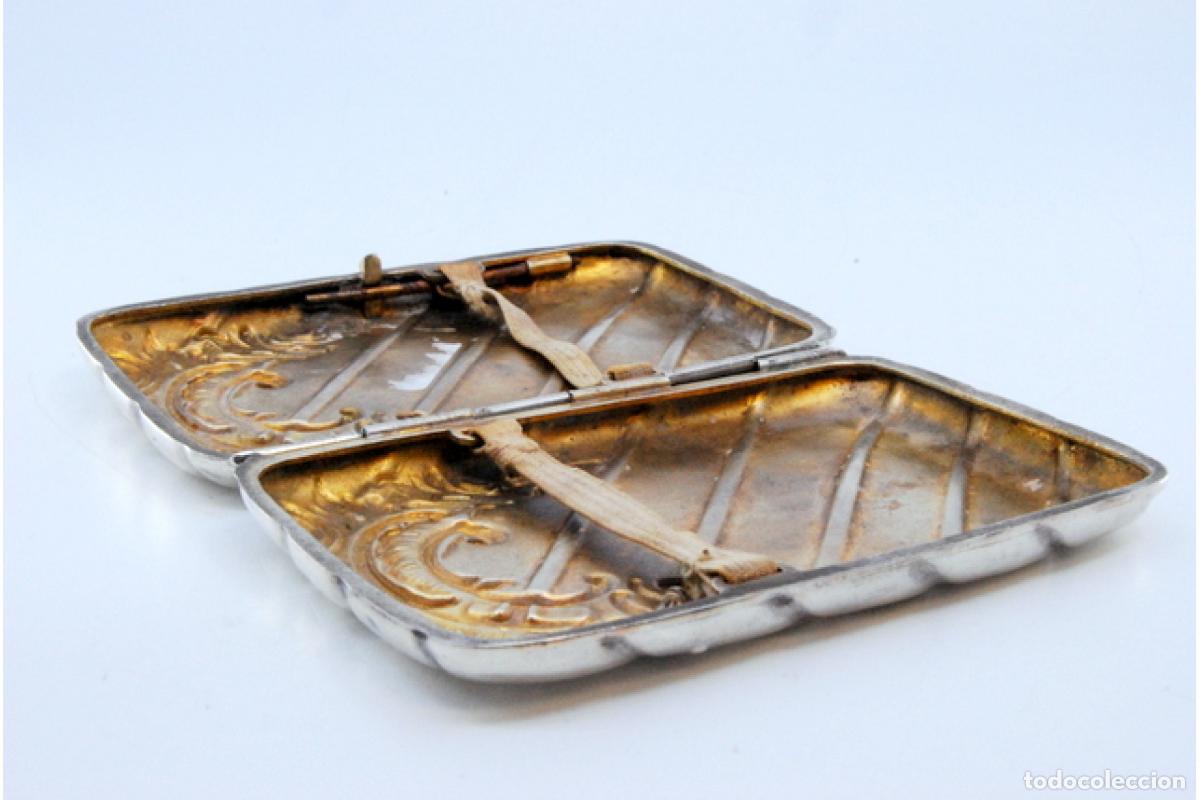 Antig&uuml;edades: Caja de cigarrillos, en plata - Foto 5