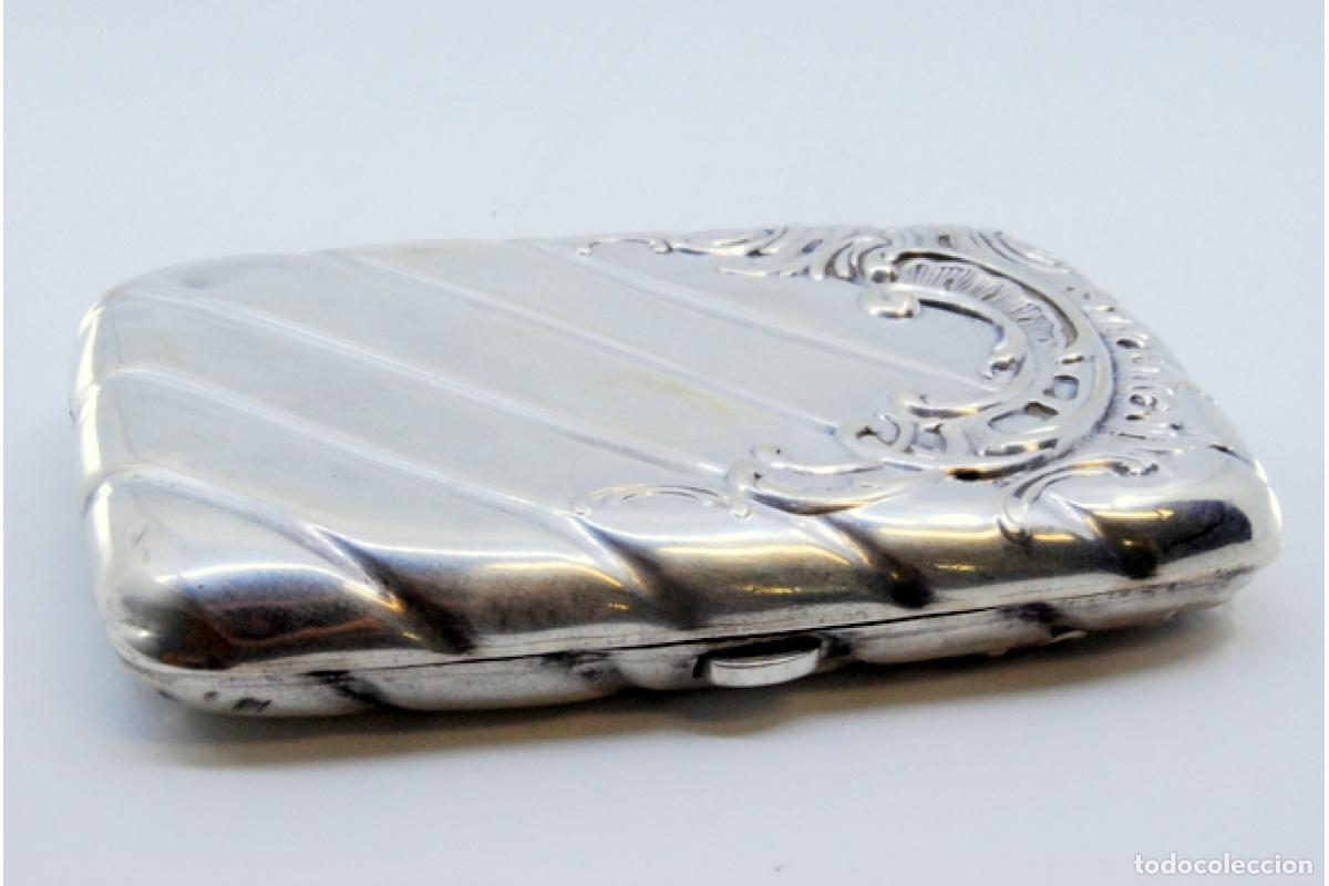Antig&uuml;edades: Caja de cigarrillos, en plata - Foto 7