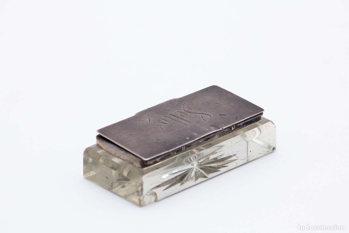 Antig&uuml;edades: Caja de plata para sellos. - Foto 3