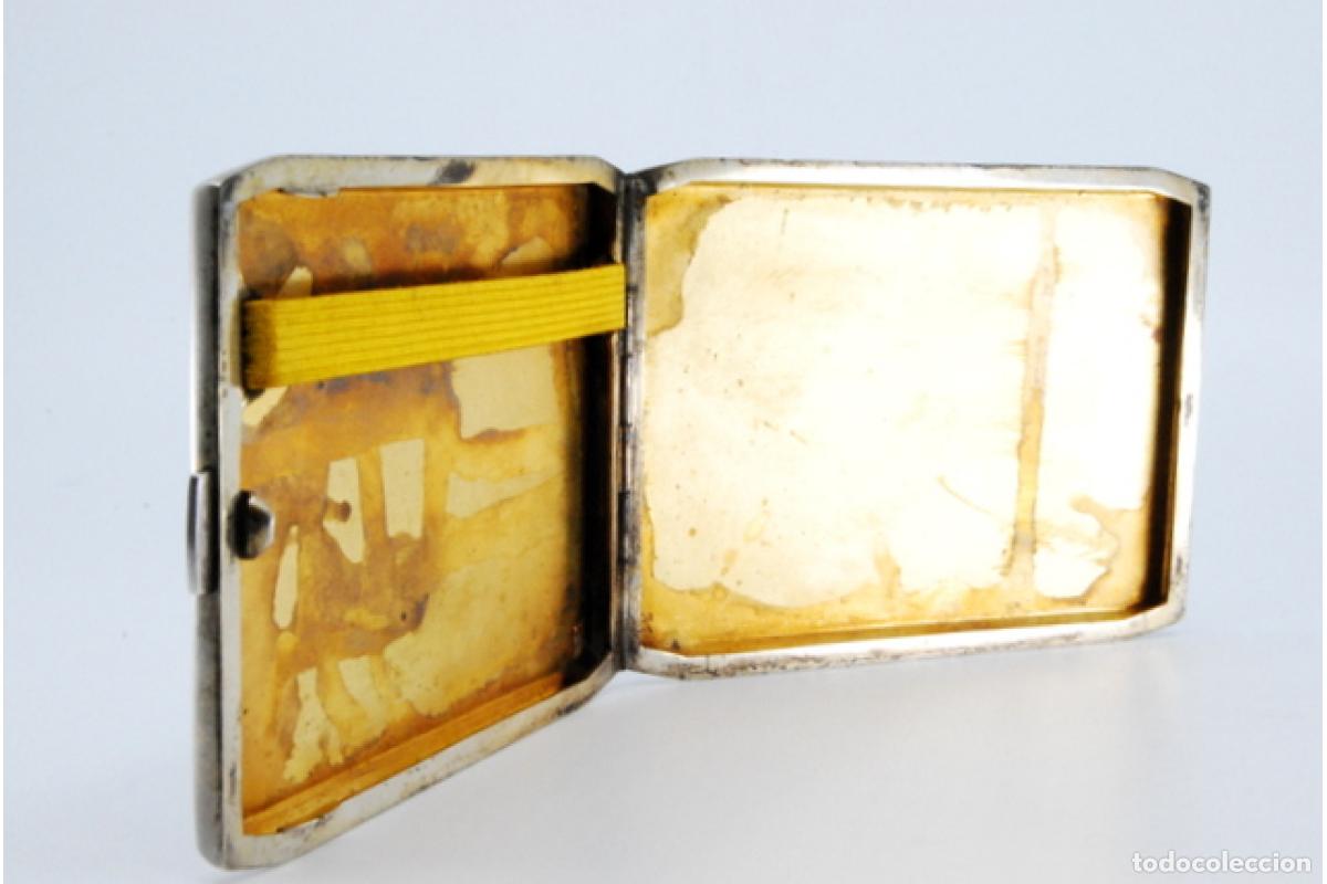 Antig&uuml;edades: Caja de cigarrillos, en plata - Foto 4