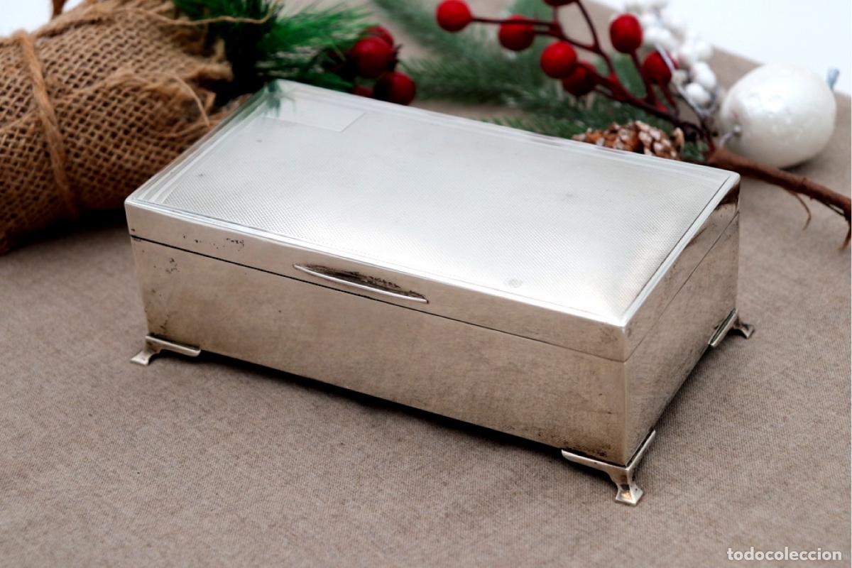 Antig&uuml;edades: Caja de tabaco, en plata - Foto 3
