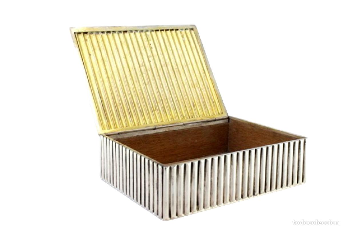 Antig&uuml;edades: Caja de tabaco, en plata - Foto 1