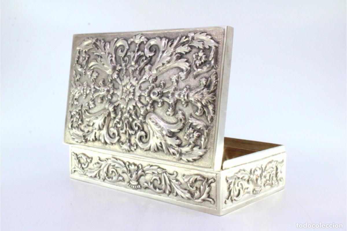 Antig&uuml;edades: Caja de tabaco, en plata - Foto 3