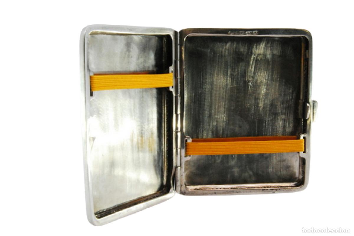 Antig&uuml;edades: Caja de cigarrillos, en plata - Foto 1