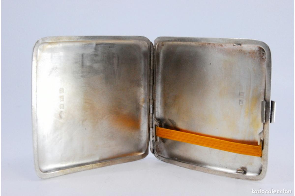 Antig&uuml;edades: Caja de cigarrillos, en plata - Foto 4