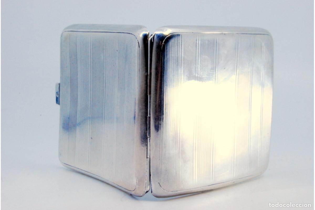 Antig&uuml;edades: Caja de cigarrillos, en plata - Foto 5