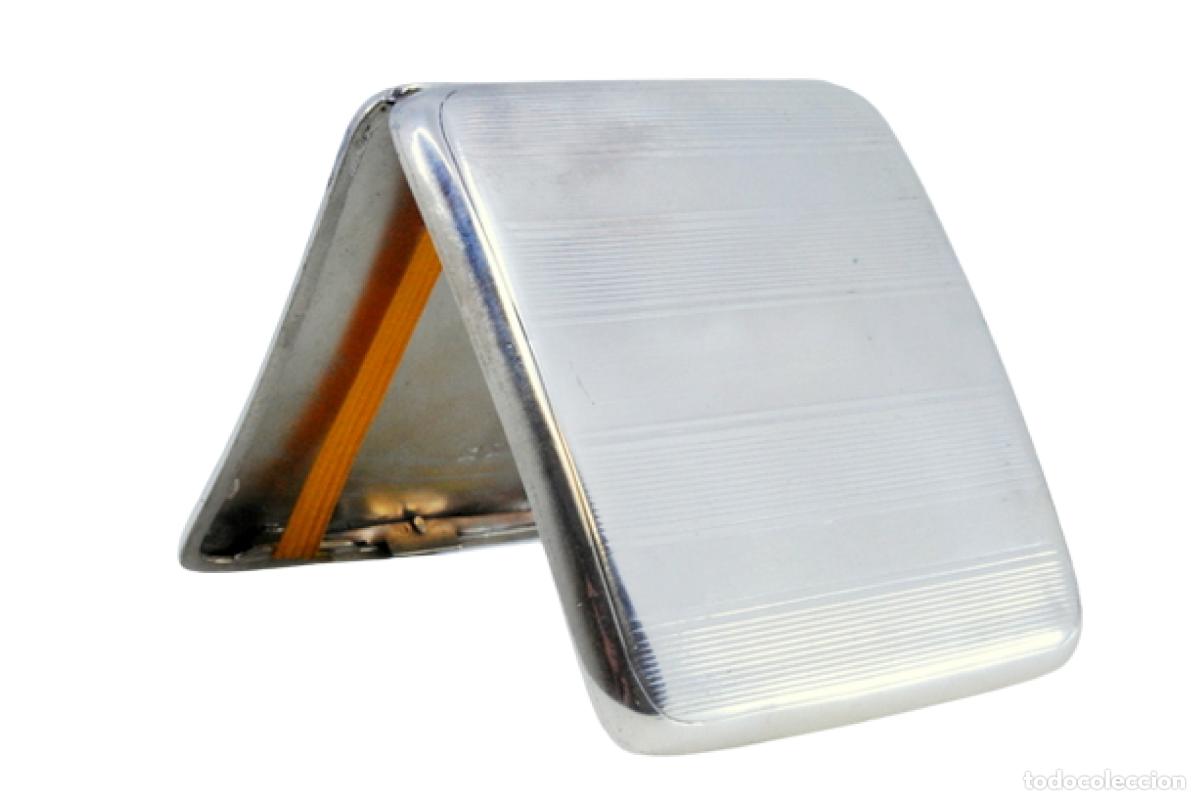 Antig&uuml;edades: Caja de cigarrillos, en plata - Foto 1