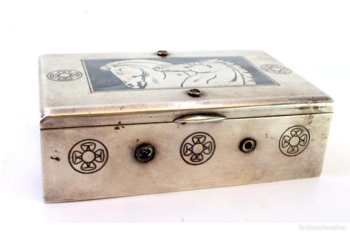 Antig&uuml;edades: Caja de tabaco, en plata - Foto 3