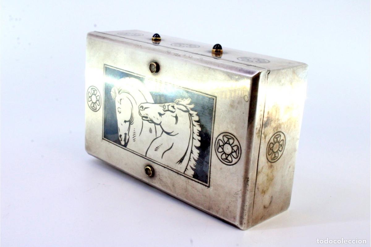 Antig&uuml;edades: Caja de tabaco, en plata - Foto 5