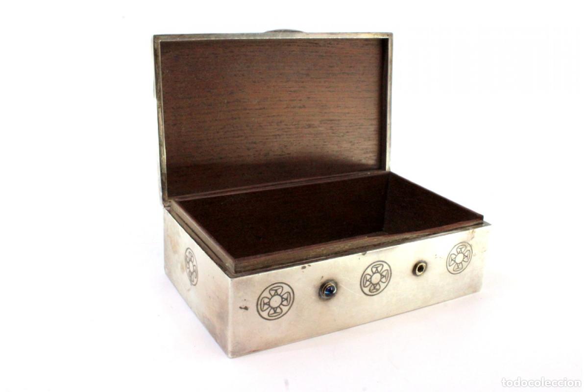 Antig&uuml;edades: Caja de tabaco, en plata - Foto 7