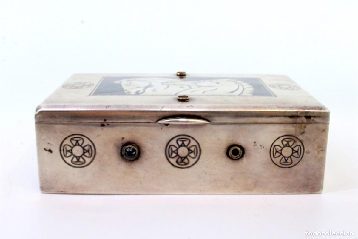 Antig&uuml;edades: Caja de tabaco, en plata - Foto 9