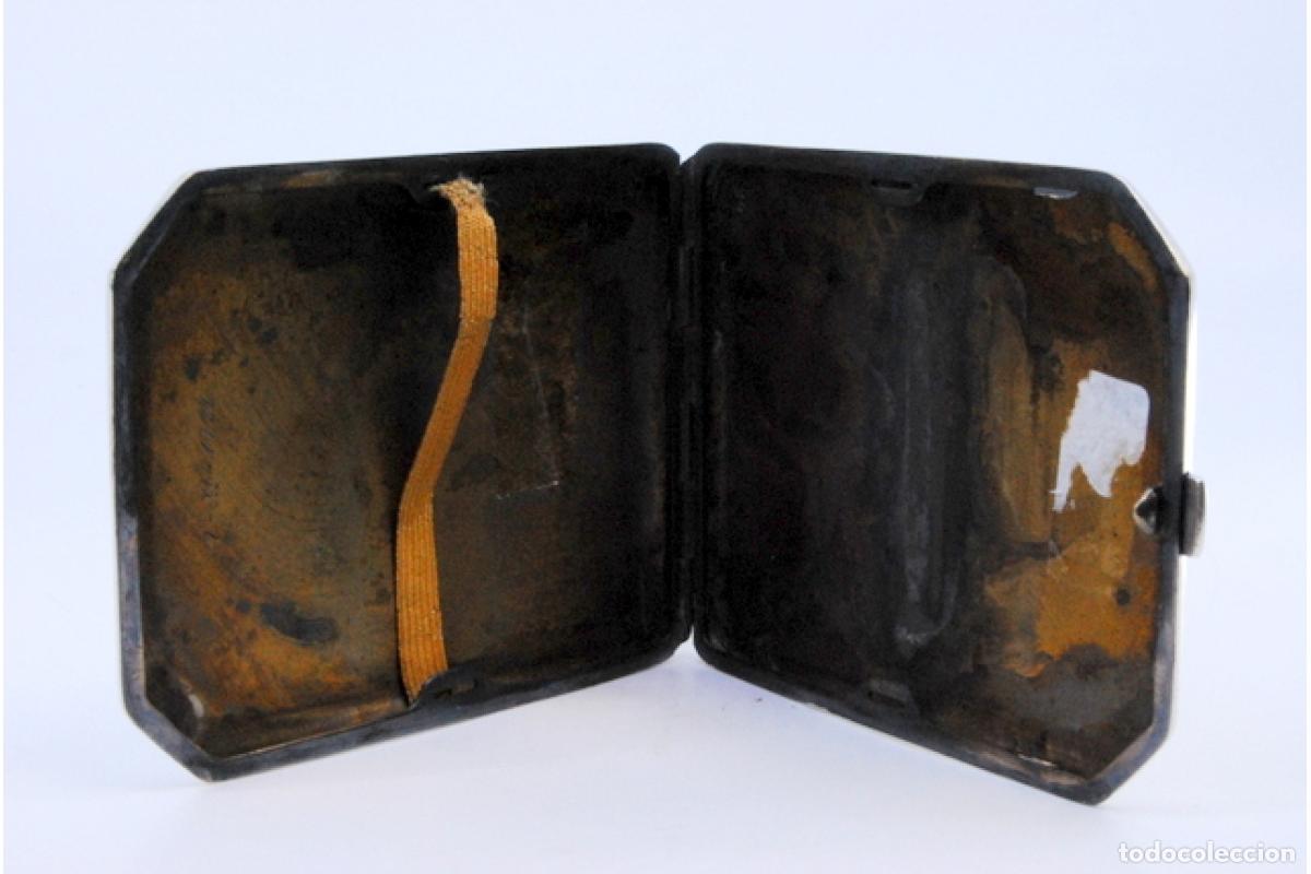 Antig&uuml;edades: Caja de cigarrillos, en plata - Foto 3