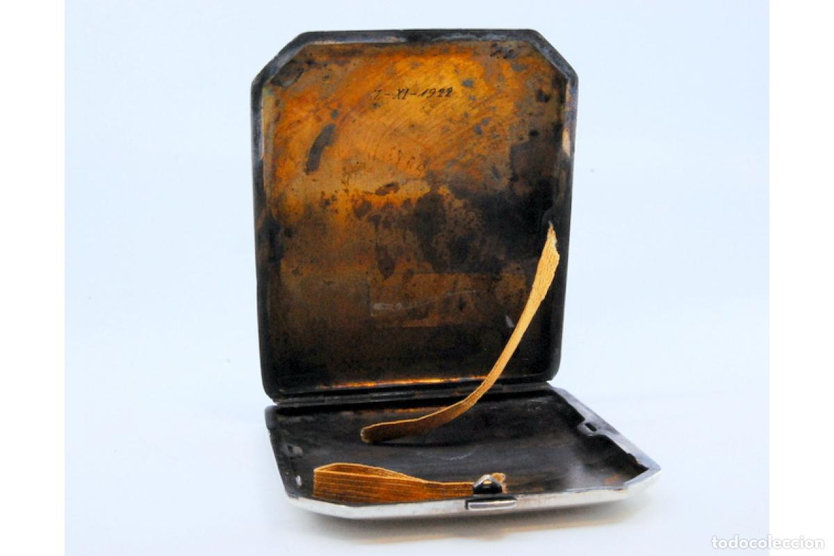 Antig&uuml;edades: Caja de cigarrillos, en plata - Foto 4