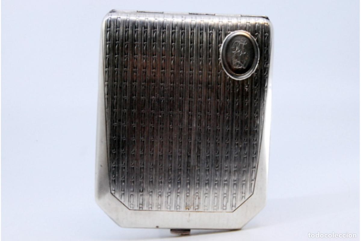 Antig&uuml;edades: Caja de cigarrillos, en plata - Foto 5