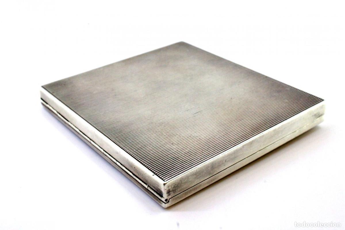Antig&uuml;edades: Caja de cigarrillos, en plata - Foto 4