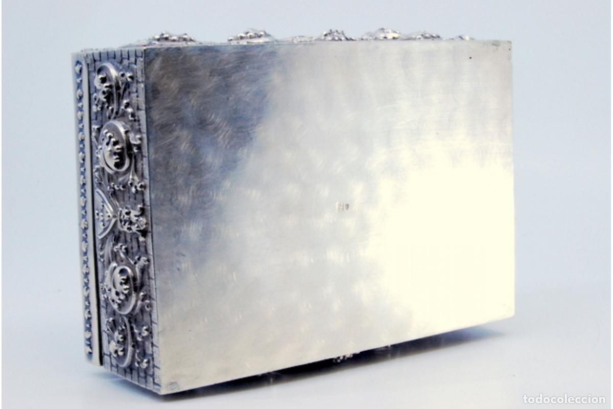 Antig&uuml;edades: Caja de tabaco, en plata - Foto 3