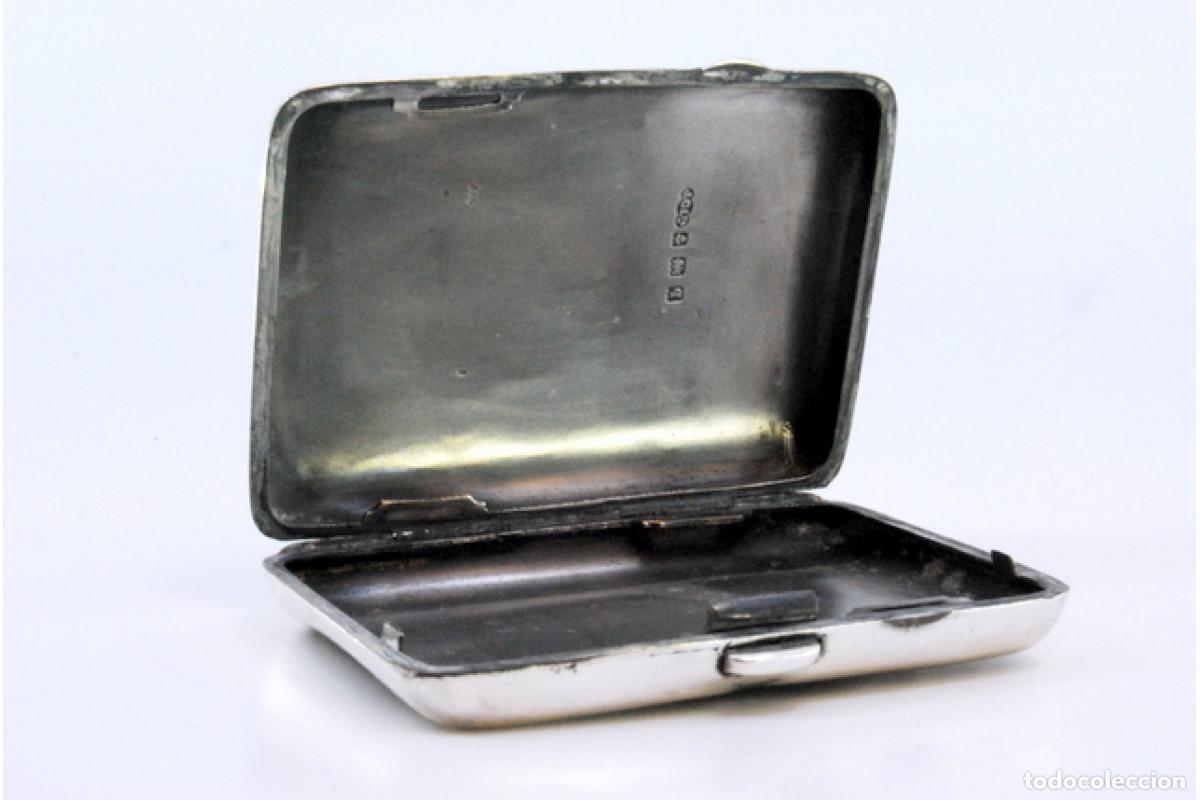 Antig&uuml;edades: Caja de cigarrillos, en plata - Foto 2