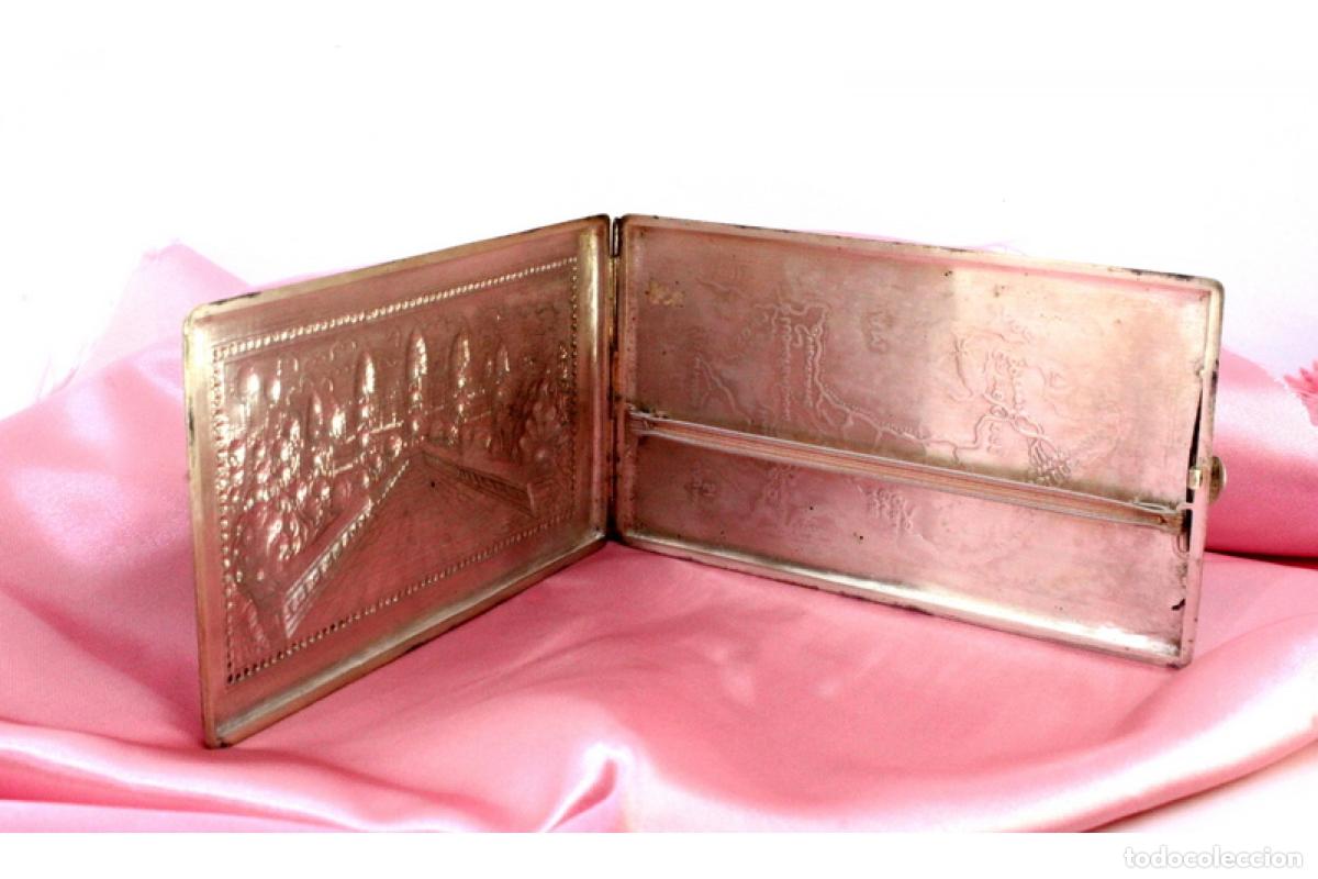 Antig&uuml;edades: Caja de cigarrillos, en plata - Foto 5