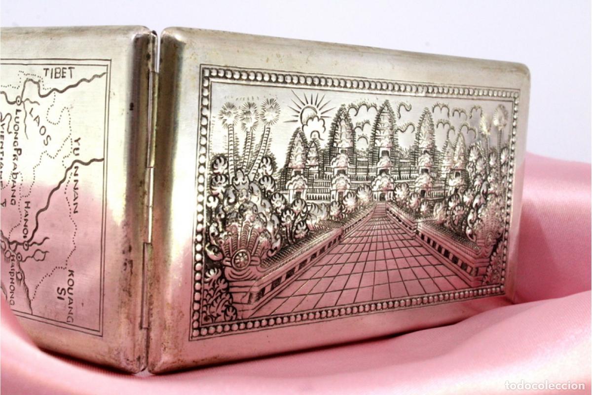 Antig&uuml;edades: Caja de cigarrillos, en plata - Foto 8