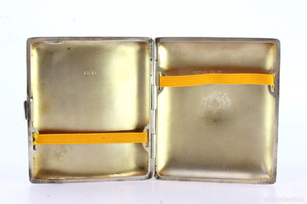 Antig&uuml;edades: Caja de cigarrillos, en plata - Foto 4