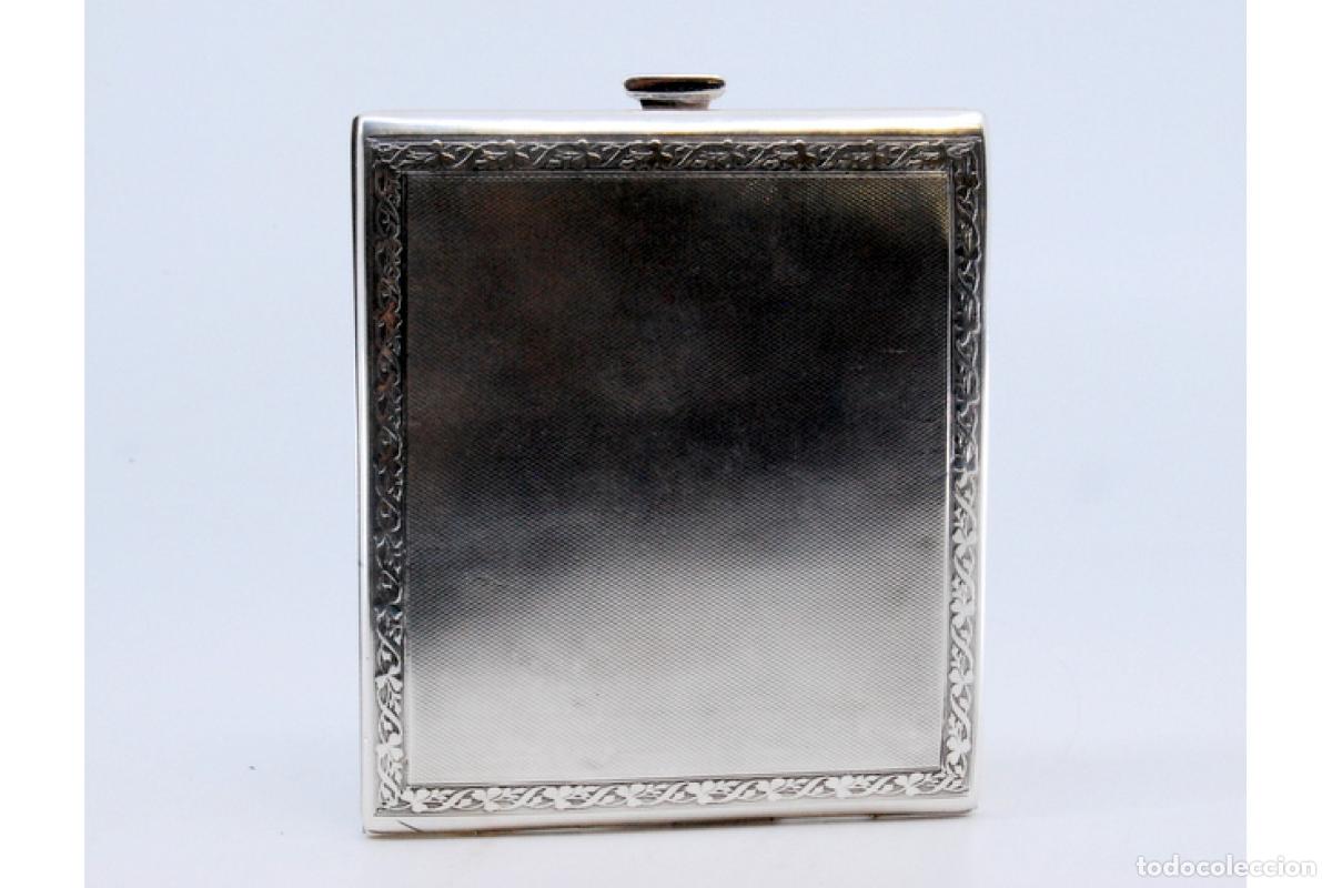 Antig&uuml;edades: Caja de cigarrillos, en plata - Foto 5