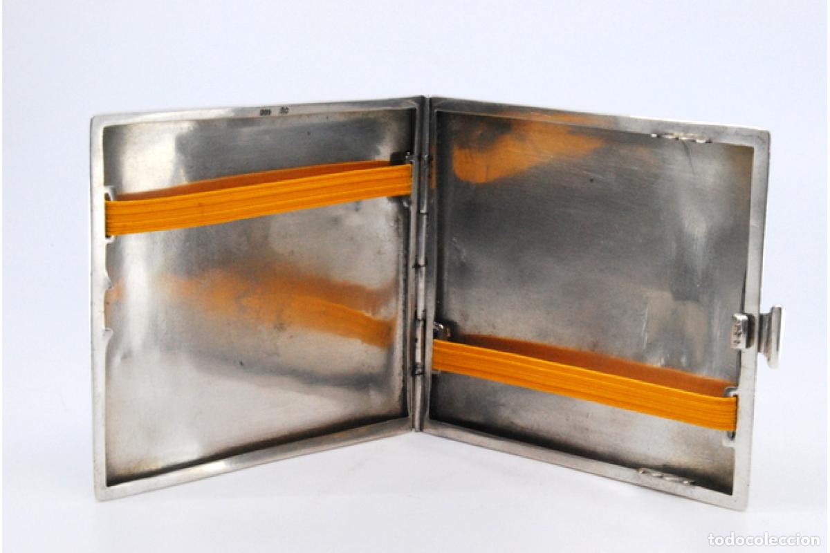 Antig&uuml;edades: Caja de cigarrillos, en plata - Foto 6