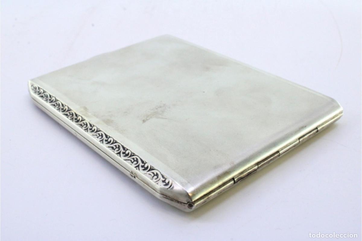 Antig&uuml;edades: Caja de cigarrillos, en plata - Foto 7