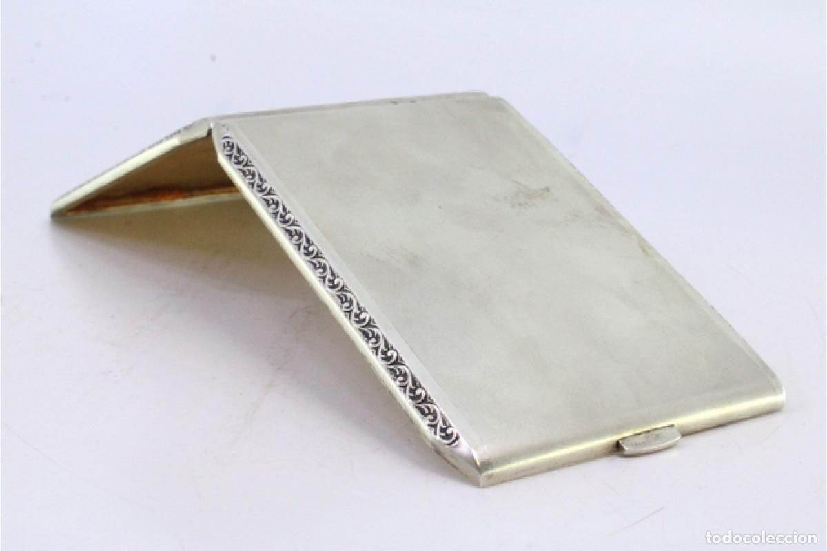 Antig&uuml;edades: Caja de cigarrillos, en plata - Foto 8