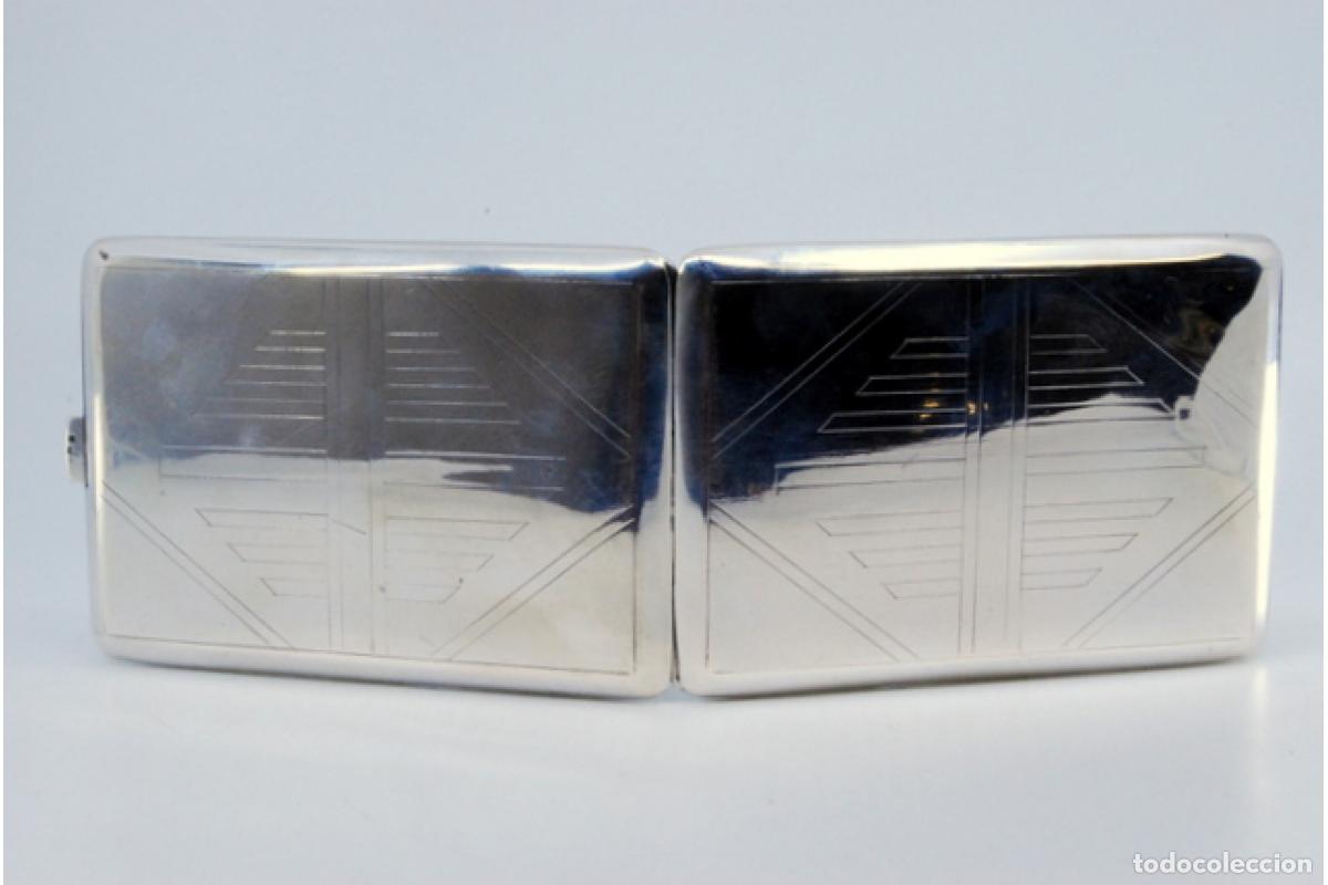 Antig&uuml;edades: Caja de cigarrillos, en plata - Foto 5