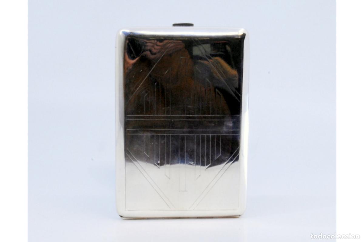 Antig&uuml;edades: Caja de cigarrillos, en plata - Foto 8