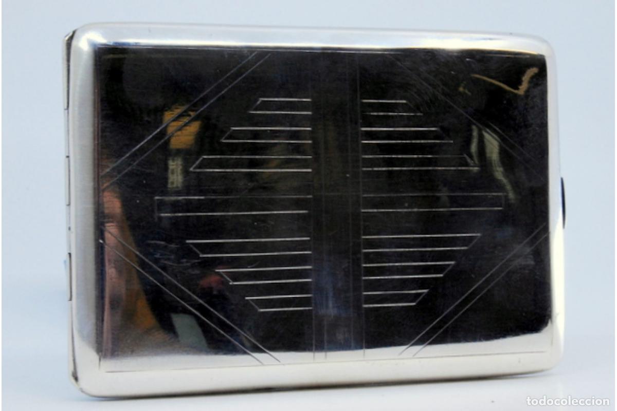 Antig&uuml;edades: Caja de cigarrillos, en plata - Foto 9