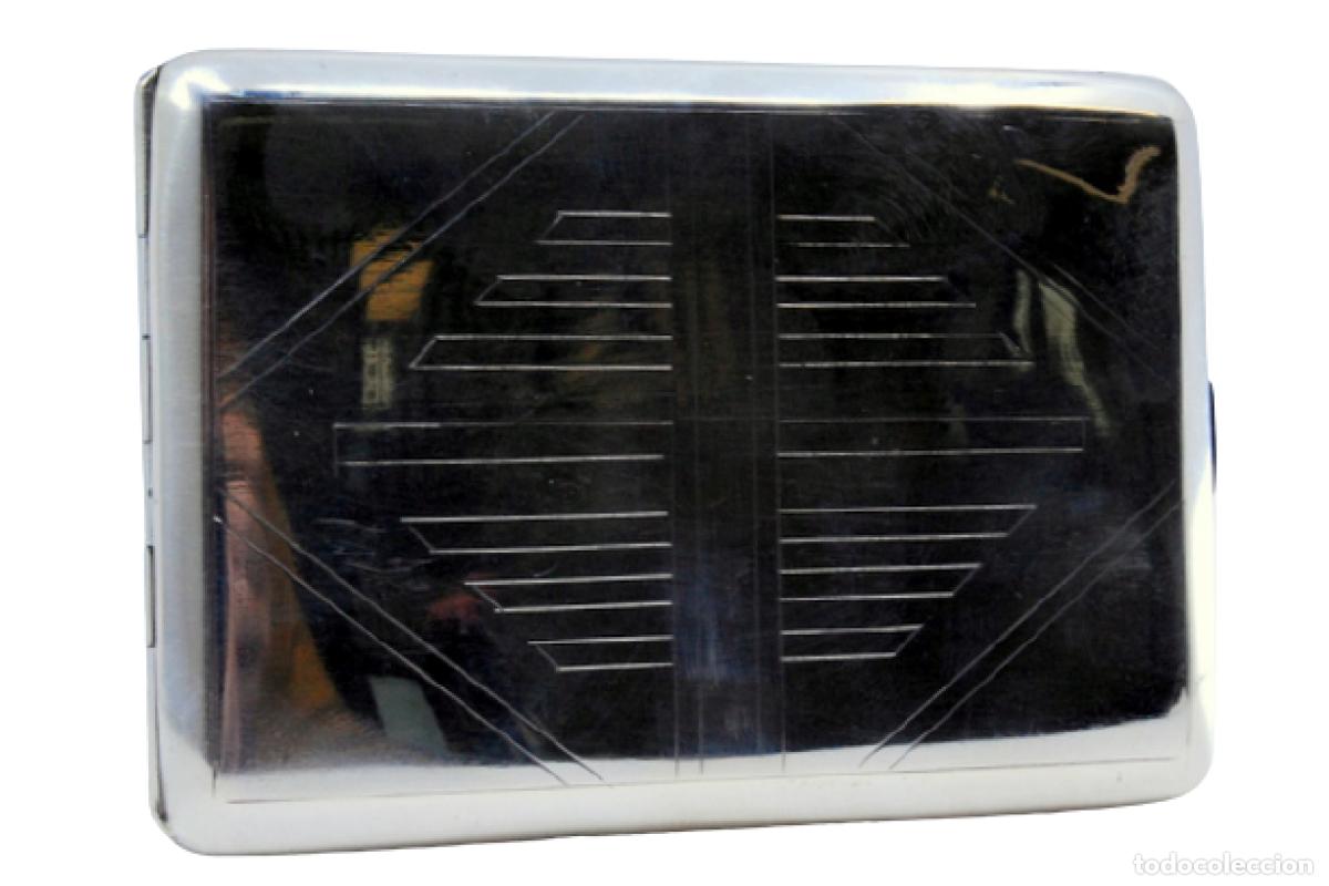 Antig&uuml;edades: Caja de cigarrillos, en plata - Foto 1