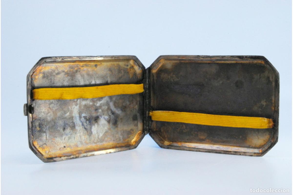 Antig&uuml;edades: Caja de cigarrillos, en plata - Foto 5