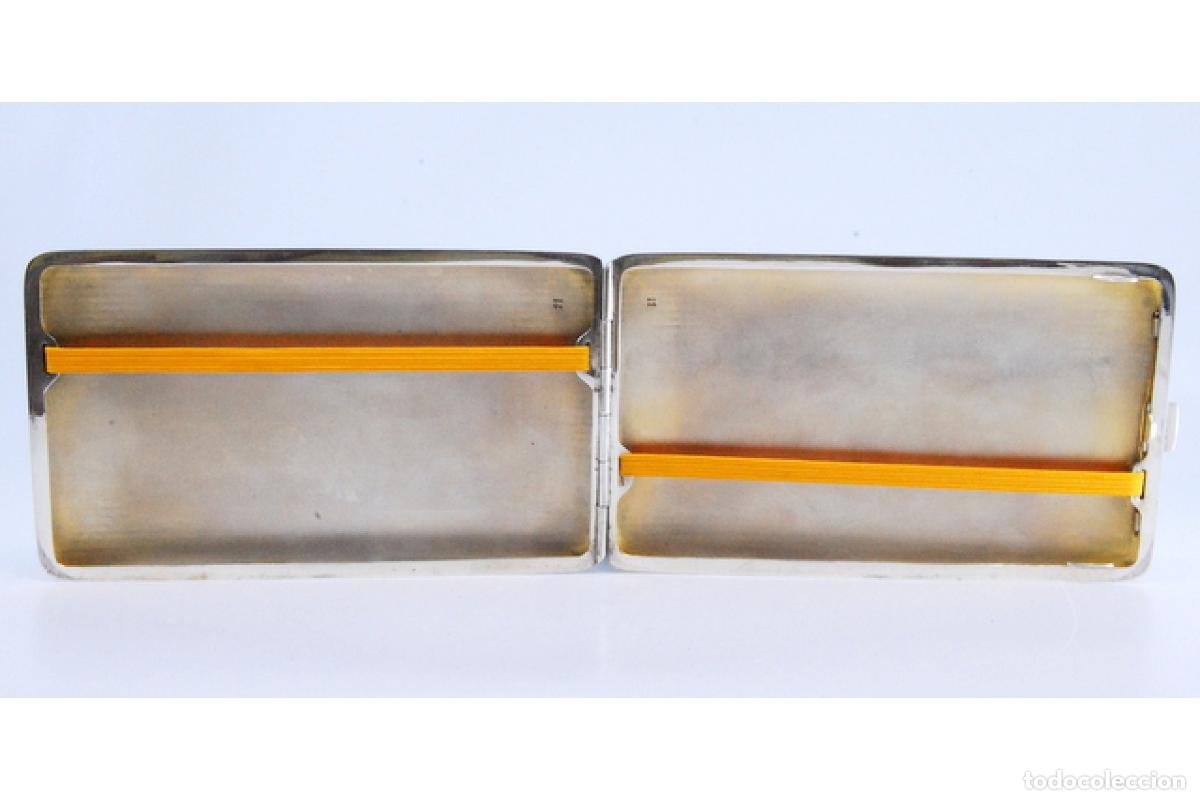 Antig&uuml;edades: Caja de cigarrillos, en plata - Foto 4