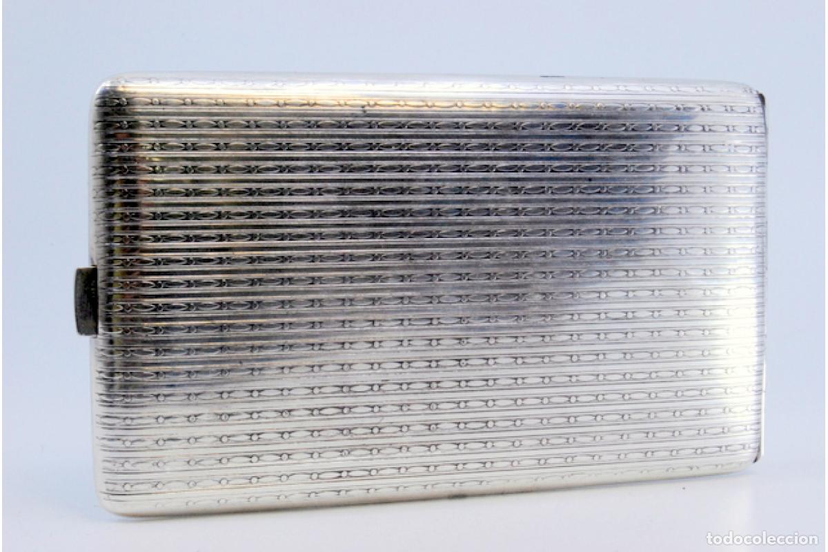 Antig&uuml;edades: Caja de cigarrillos, en plata - Foto 7