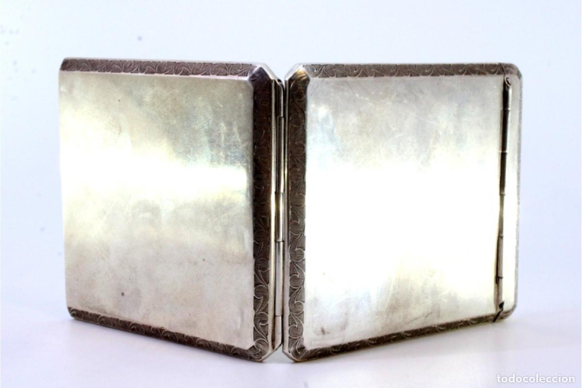 Antig&uuml;edades: Caja de cigarrillos, en plata - Foto 6
