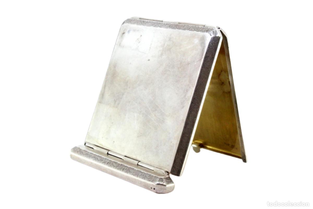Antig&uuml;edades: Caja de cigarrillos, en plata - Foto 1
