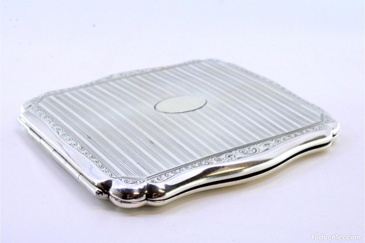 Antig&uuml;edades: Caja de cigarrillos, en plata - Foto 3