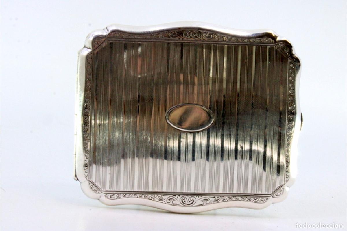 Antig&uuml;edades: Caja de cigarrillos, en plata - Foto 5