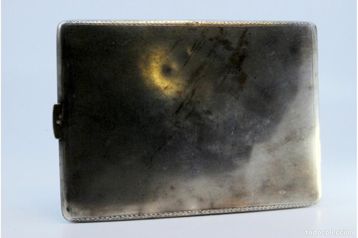Antig&uuml;edades: Caja de cigarrillos, en plata - Foto 5