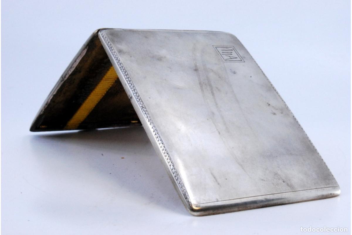 Antig&uuml;edades: Caja de cigarrillos, en plata - Foto 7