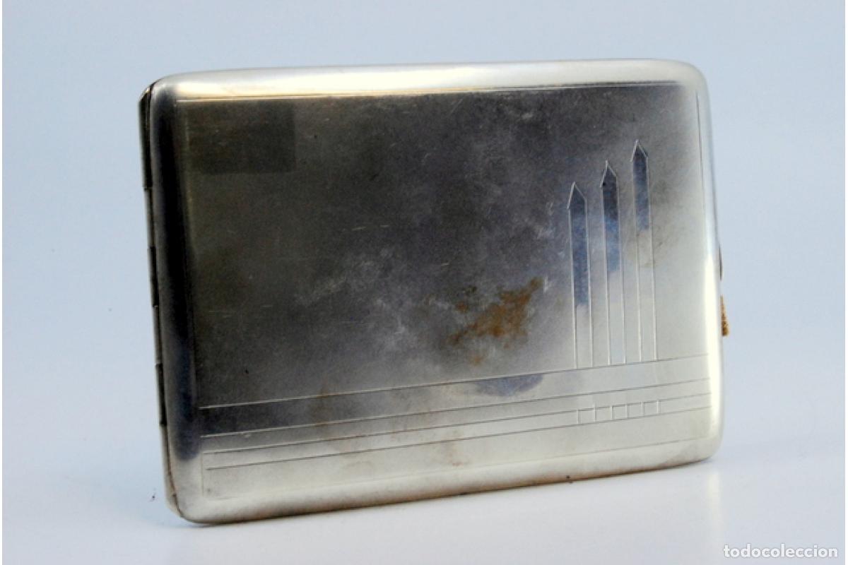Antig&uuml;edades: Caja de cigarrillos, en plata - Foto 2
