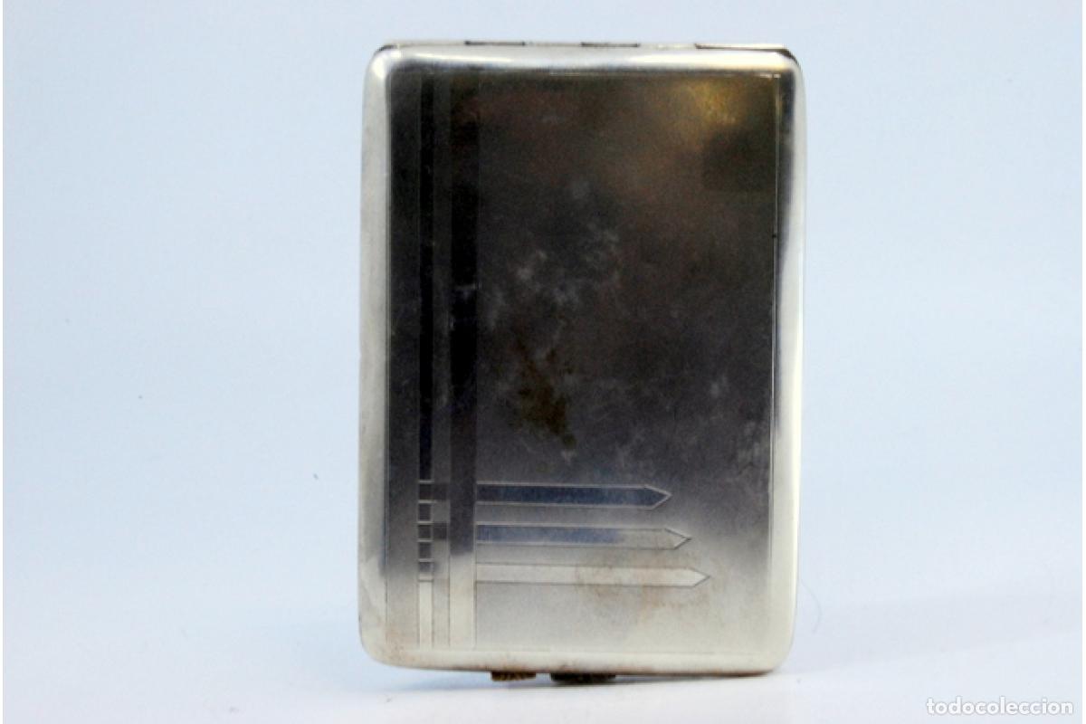 Antig&uuml;edades: Caja de cigarrillos, en plata - Foto 3