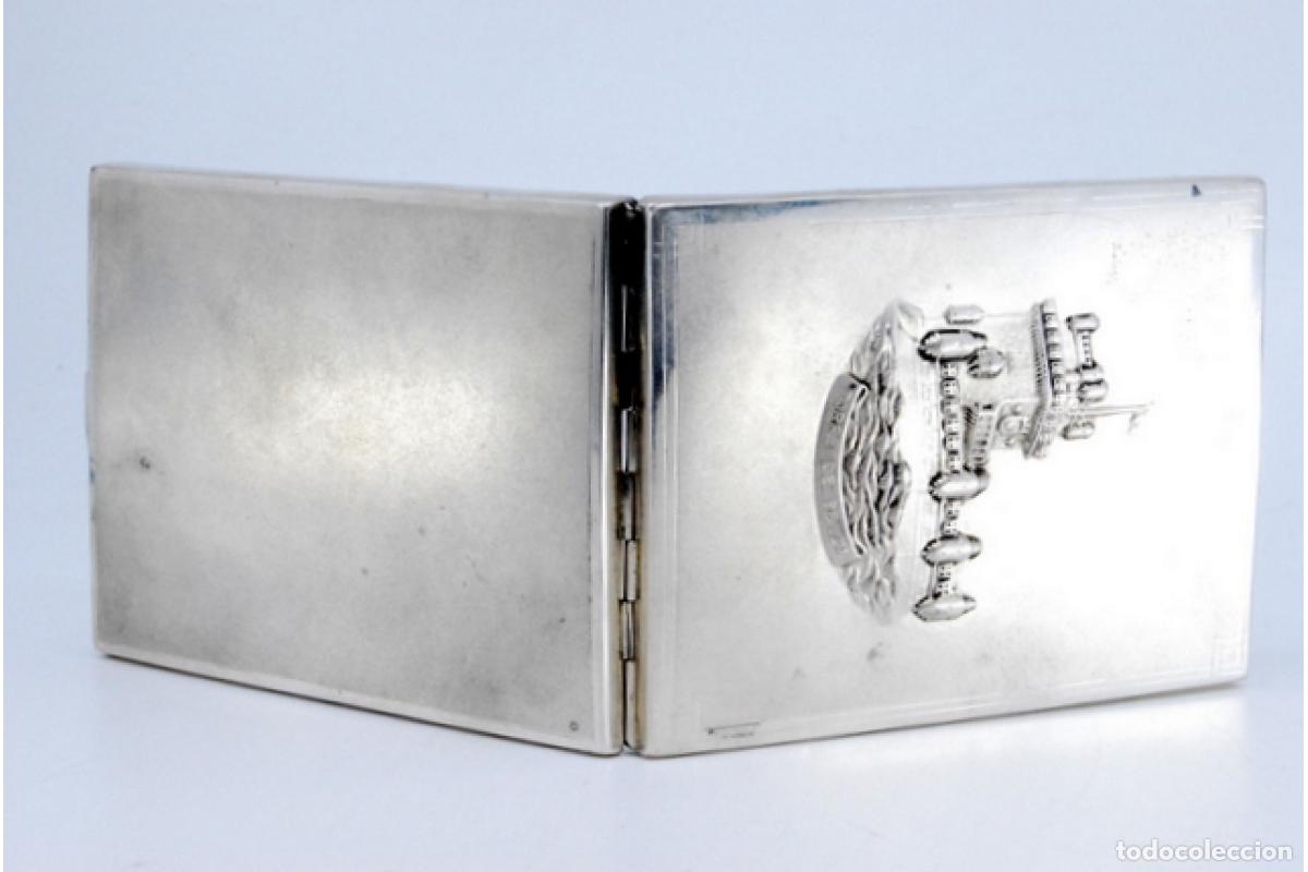 Antig&uuml;edades: Caja de cigarrillos, en plata - Foto 3