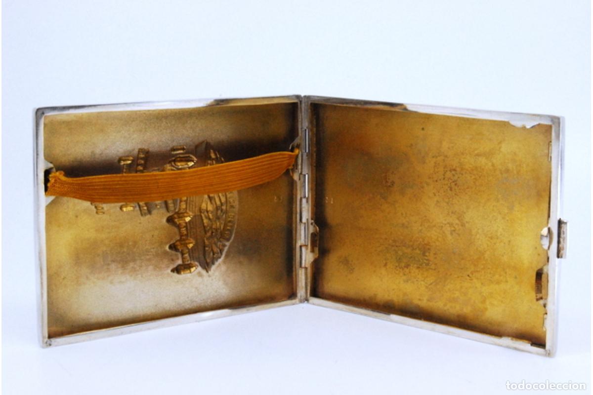 Antig&uuml;edades: Caja de cigarrillos, en plata - Foto 4