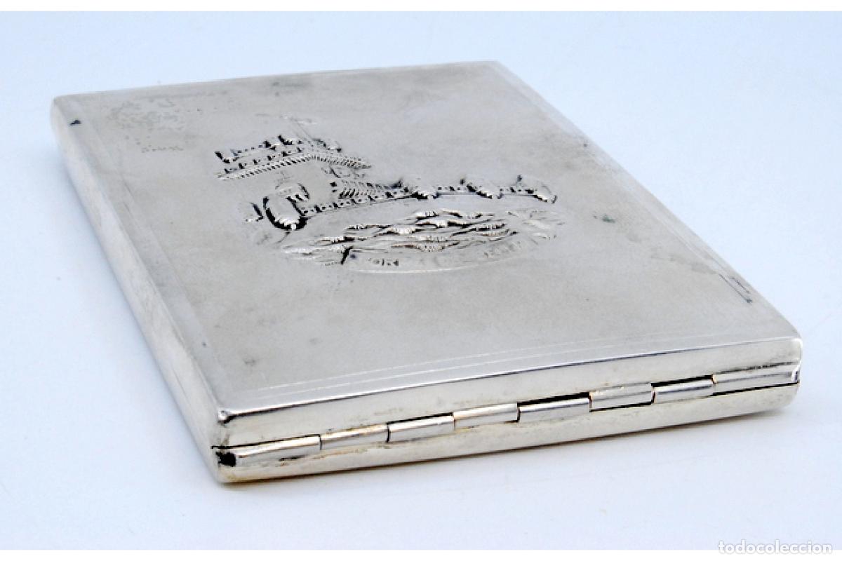 Antig&uuml;edades: Caja de cigarrillos, en plata - Foto 5