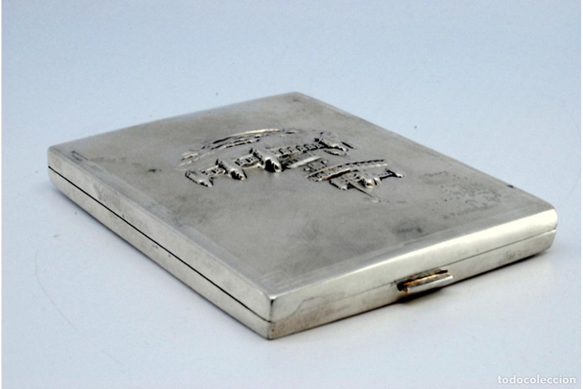 Antig&uuml;edades: Caja de cigarrillos, en plata - Foto 6