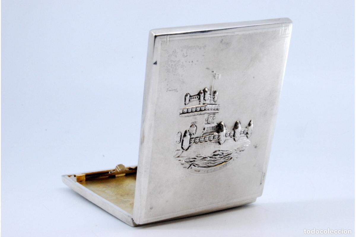 Antig&uuml;edades: Caja de cigarrillos, en plata - Foto 7