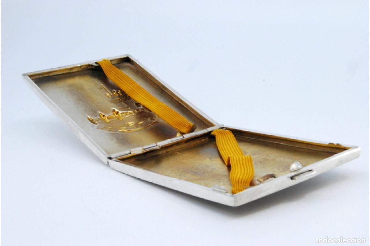 Antig&uuml;edades: Caja de cigarrillos, en plata - Foto 8